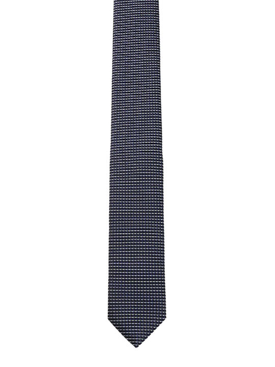 Hugo Men's Tie Silk in Navy Blue Color