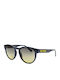 Calvin Klein Unisex Sunglasses with Blue Plastic Frame and Yellow Gradient Lens CKJ22609S 400