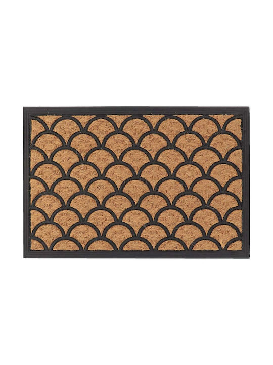 Plastona Entrance Mat made of Coir Black 40x60cm