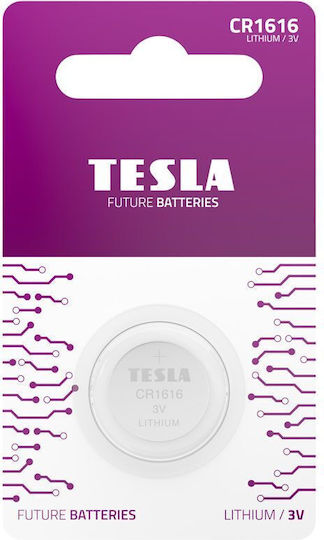 Tesla Batteries Lithium Watch Battery CR1616 3V 1pcs