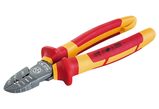 Lux Tools Клещи Отделяне на изолацията Кабели с резец и дължина 190мм