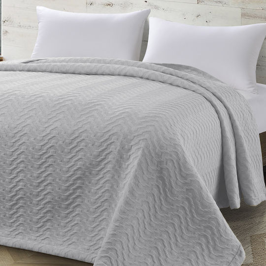 Beauty Home Pique Blanket King Size 260x270cm Gray 11174GI-GR