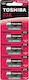 Toshiba Alkaline Batteries A23 12V 5pcs