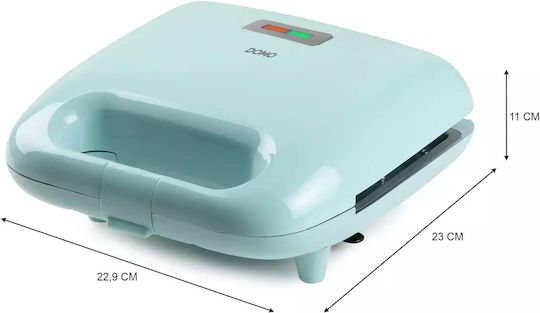 Domo Τοστιέρα για 2 Τοστ 750W Μπλε