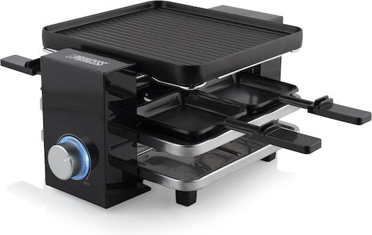 Princess Tabletop Grătar Electric Raclette Placă Striată 700W cu Termostat Reglabil 23bucx21buccm