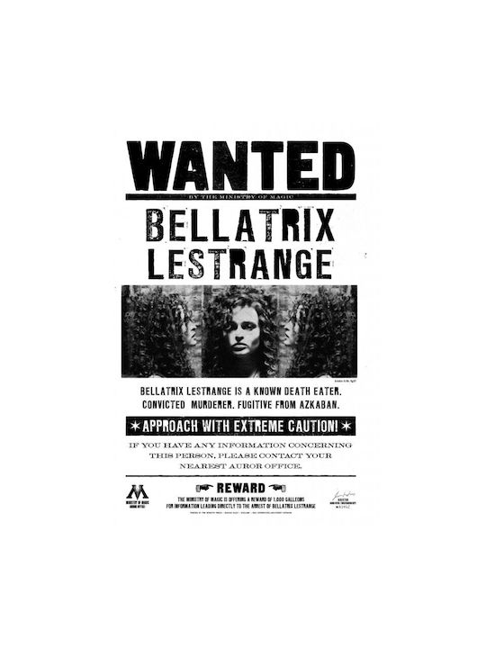 Αφίσα Harry Potter Bellatrix Lestrange Wanted 61x90cm