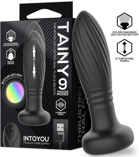IntoYou Anal Plug mit kabelloser Funktion und Vibration 9.7cm