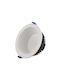 Eurolamp Metallic Recessed Spot White 88x88cm. 1pcs