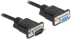 DeLock Καλώδιο RS232 9-pin male σε RS232 9-pin female 5m (86613)