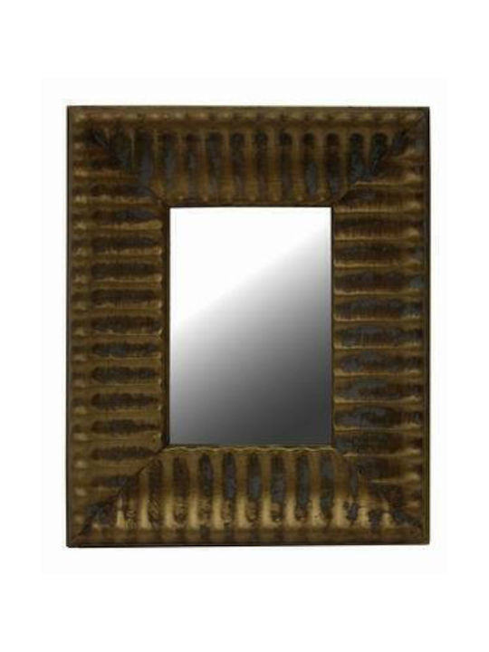 Besty Decor Wandspiegel mit Gold Hölzernes Rahmen 30x26cm 1Stück