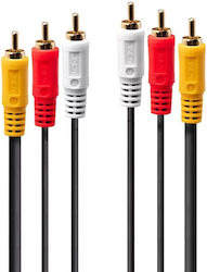 Lindy Component male to Component male 1m Cable (35690)