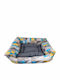 Pqp Pet Rectangular Bed Pet Bed 85x76cm Grey Multicoloured Designs