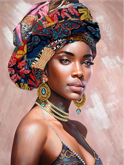 Inart Facy Painting on Canvas 90x120cm