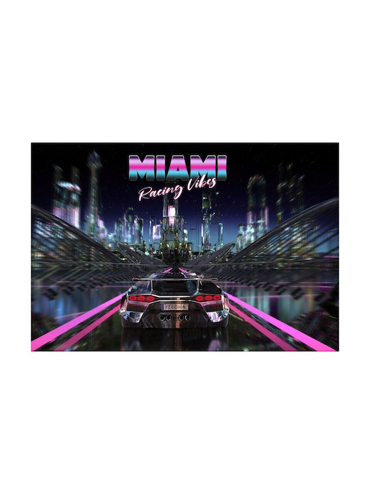 Afiș Miami Racing Vibes 90x61cm