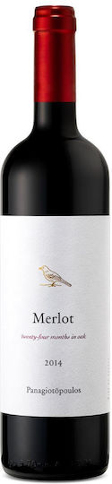 Παναγιωτόπουλος Βιολογικό Κρασί Merlot Ερυθρό Ξηρό 750ml