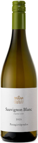 Παναγιωτόπουλος Βιολογικό Κρασί Sauvignon Blanc Λευκό Ξηρό 750ml
