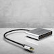 Inca ITPC-4T USB-C Docking Station with HDMI 4K PD and Support for 2 Monitors Silver