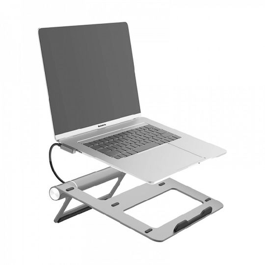 Wiwu USB-C Docking Station με HDMI 4K Ethernet Ασημί (A821CH)
