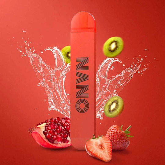 IJOY Lio Nano X Țigară Electronică de Unică Folosință 600 Inhalări Stawberry Kiwi 2ml 20mg Roșie