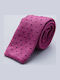 Aristoteli Bitsiani Men's Tie Knitted Printed in Fuchsia Color