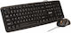 Spacer SPDS-S6201 Set tastatură și mouse Engleză US