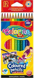 Colorino Watercolour Pencils 12 Colours Brush