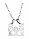 Best Friends My Family Pendant Necklace Stainless Steel Med2008