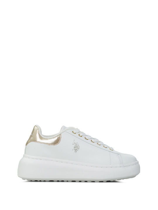 U.S. Polo Assn. Sneakers White-gold