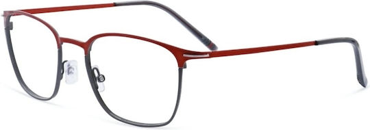 Morel Weiblich Metallisch Brillenrahmen Rot 30319L RG09