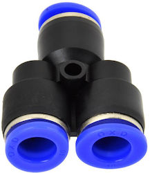 Geko G03061 Anschluss für Bewässerungsschlauch 6mm Blau