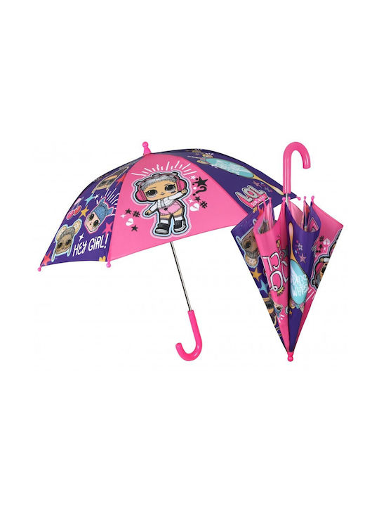 L.O.L. Surprise! Kinder Regenschirm Gebogener Handgriff Bunt