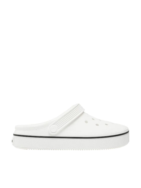 Crocs Off Court Σαμπό Λευκά