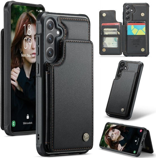 Luminus Brieftasche Kunststoff Schwarz (Galaxy S24Nokia C22)