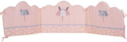 Das Home Crib Bumpers Classic Inside Pink-white-grey 45x195cm 600011104878