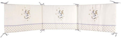 Greenwich Polo Club Crib Bumpers Classic Inside White-beige-black 45x195cm 200011108840