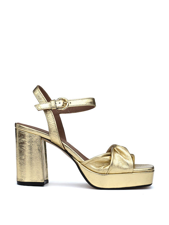 Carmens Leather Women's Sandals Gold