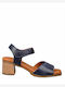 Madison Leather Sandals Navy Blue