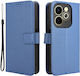 Wallet Δερματίνης Μπλε (Realme Note 50)