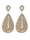 Bag to Bag Earrings Gold Plated with Stones