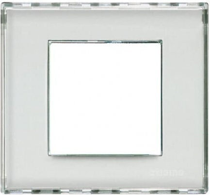 Bticino Switch Frame 2 Positions in Transparent Color Transparent LND4802KR