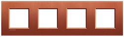 Bticino Switch Frame 2 Positions in Orange Color LNA4802M4RK