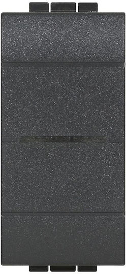 Bticino Wall Switch Single Aller Retour Gray