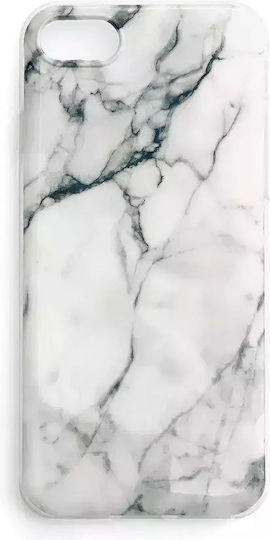 Wozinsky Marble Back Cover Σιλικόνης Λευκό (Xiaomi Mi Note 10 Lite)