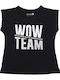 T-shirt Καλοκαρινό Wow Team Venere Black 8010685