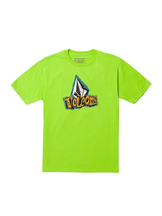 Παιδικό T-shirt Green Sticker Stamp