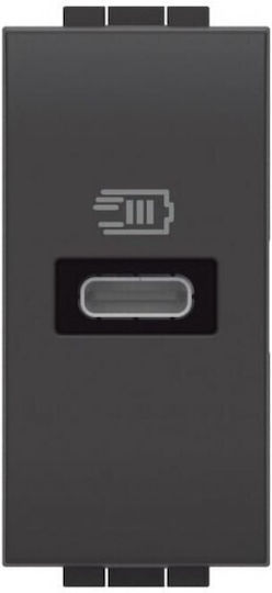 Bticino Power Socket Gray 1pcs