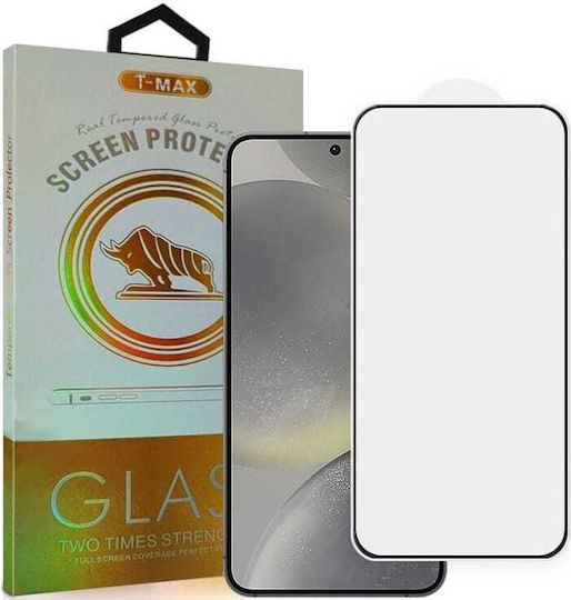 T-Max Fluid Despensing 3D 0.2mm Full Glue Full Face Tempered Glass Black (Galaxy S24+)