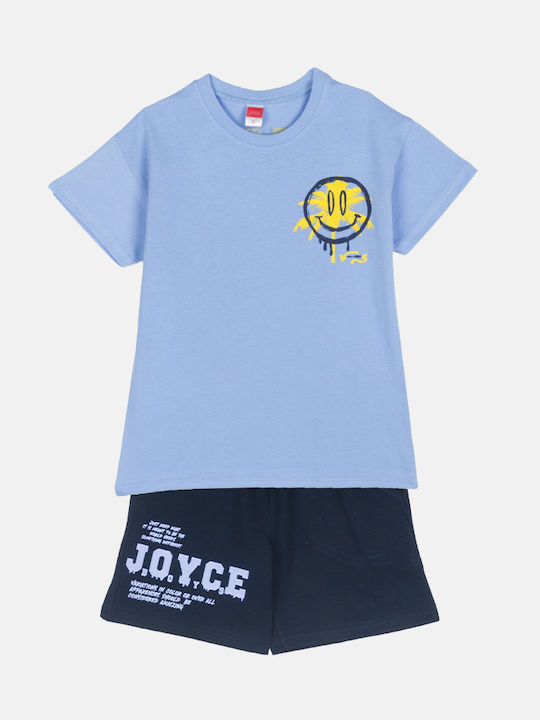 Joyce Kids Set with Shorts Summer 2pcs blue