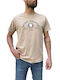 Everbest Men's Short Sleeve Blouse beige