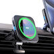 ESR HaloLock Handyhalterung fürs Auto mit MagSafe-Magnet & Kabelloses Laden 15W Schwarz